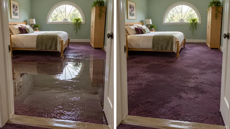 Water Extraction Near North Park before and after water pickup